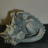 Sleeping Dragon Garden Ornament Latex Mould