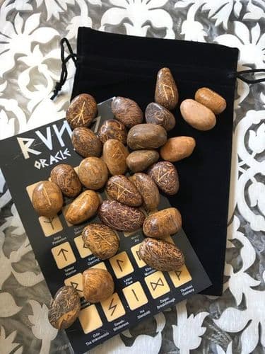 Snakeskin Jasper Rune Stones