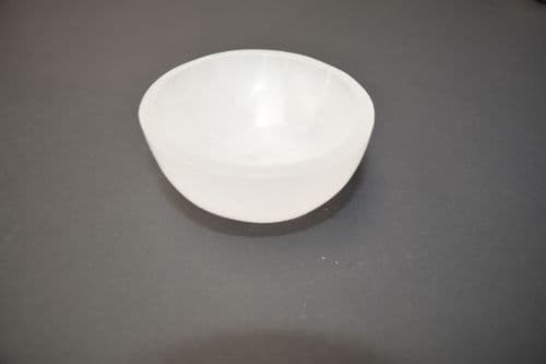 White Selenite Bowl 8cm accross