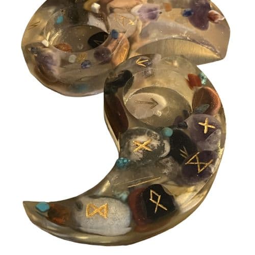 Yin Yang Runic Candle Holder