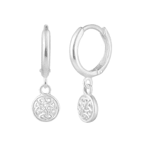 Celtic Circle Huggie Hoops 2526