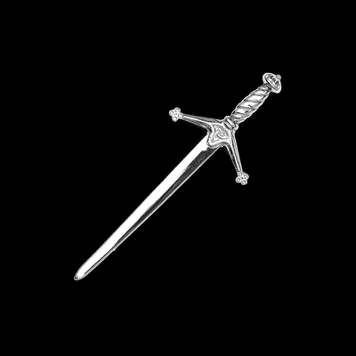 Celtic Claidhmhor Silver Kilt Pin 2213