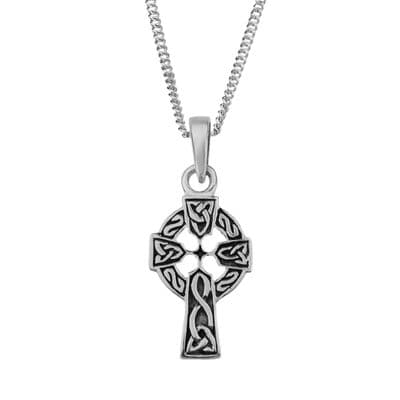 Celtic Cross Silver Pendant 'Eilean' 0857
