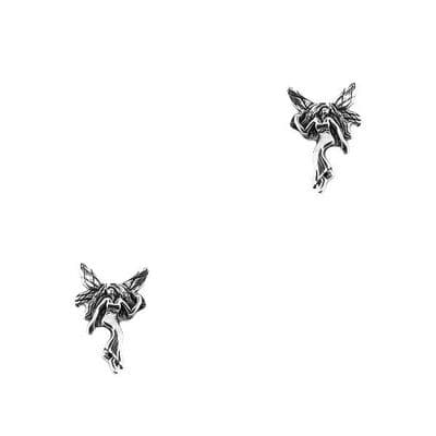 Celtic Fairy Silver Stud Earrings 1059