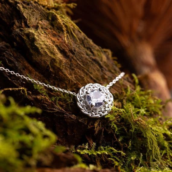 Celtic Halo Necklace 2516