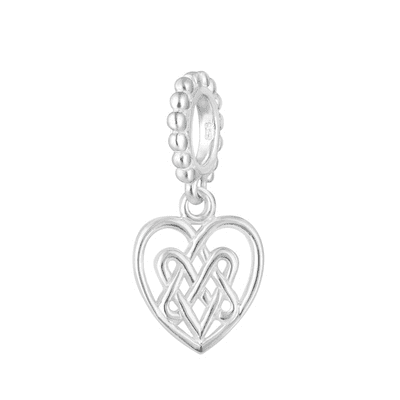Celtic Heart Dangle Charm 2508
