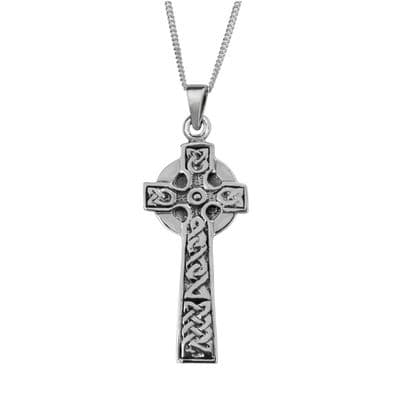Celtic Iona Cross Silver Pendant 0467