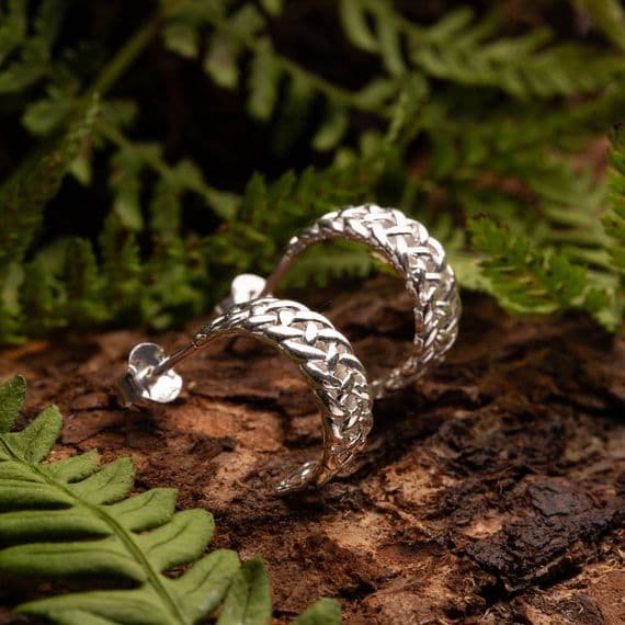 Celtic Knot Hoop Earrings 2521