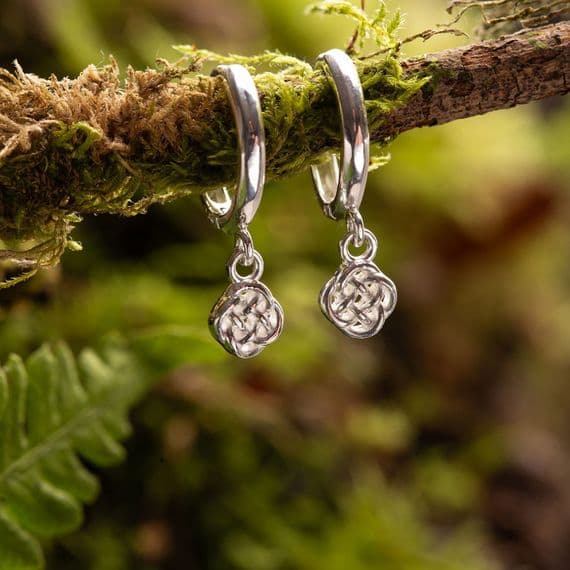 Celtic Knot Huggie Hoops 2525