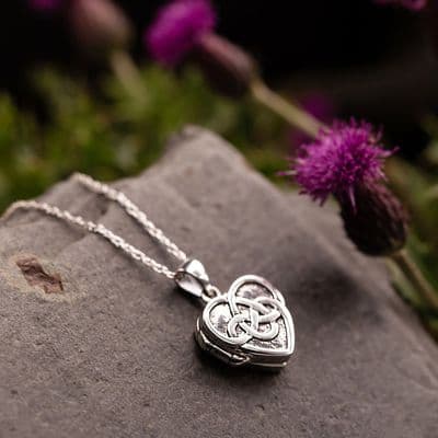 Celtic Knot Sterling Silver Locket 2518
