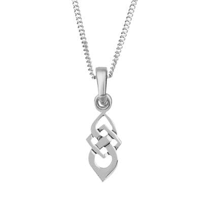 Celtic Knotwork Silver Pendant 'Fenella' 0876