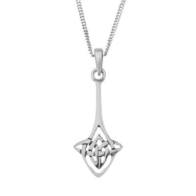 Celtic Knotwork Silver Pendant 'Oona' 0878