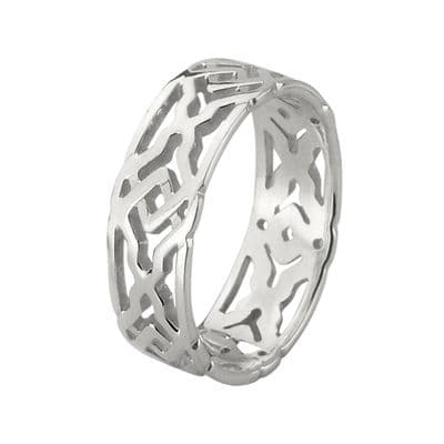 Celtic Knotwork Silver Ring 0753