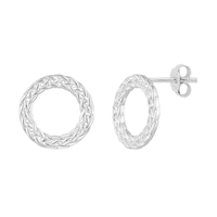 Celtic Open Circle Stud Earrings 2511