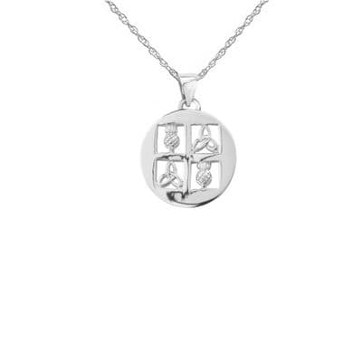 Celtic Silver Pendant 'Spirit of Scotland' 9394