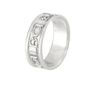Celtic Silver Ring 'Scotland Forever' 9269