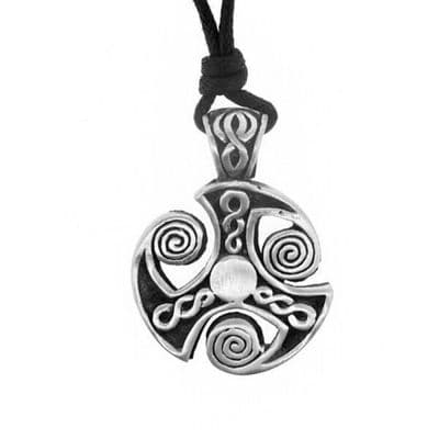 Celtic Unisex Pewter Pendant - Destiny Knot 0715