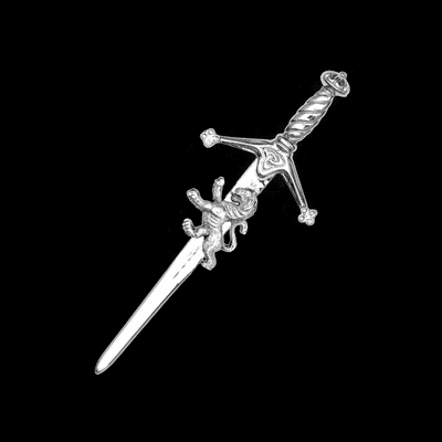 Claidhmhor Lion Silver Kilt Pin 2215