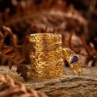 Gold Celtic Ring 9157G