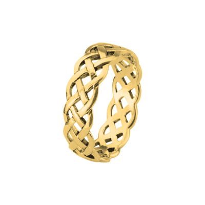 Gold Celtic Ring 9158G