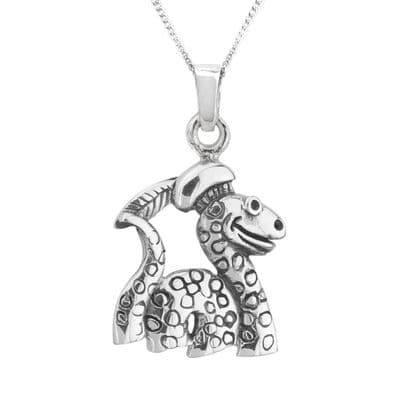 Loch Ness Monster Nessie Silver Plated Pendant 9909