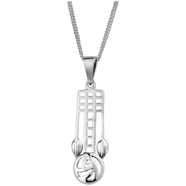 Mackintosh Motif Silver Pendant 0007 - Main Image