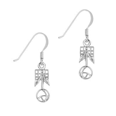 Mackintosh Silver Drop Earrings 9274