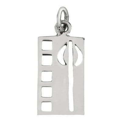 Mackintosh Tulip Silver Bracelet Charm 0330