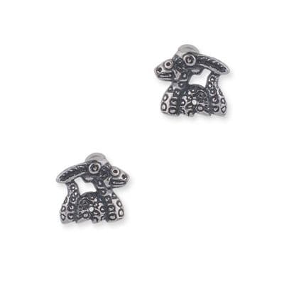 Nessie Silver Stud Earrings 9654