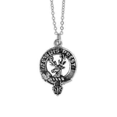 Outlander Inspired Clan Fraser Pewter Pendant 9684
