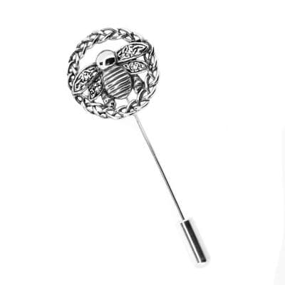 Outlander Inspired Highland Bee Silver Pin 1125