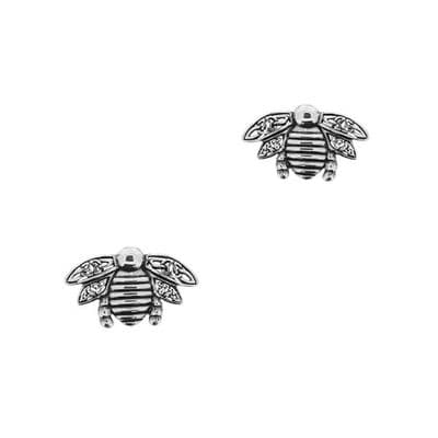 Outlander Inspired Highland Bee Silver Stud Earrings 1126