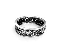 Outlander Inspired Scottish Ring Sterling Silver 9642
