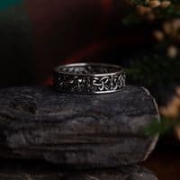 Outlander Inspired Scottish Ring Sterling Silver 9642