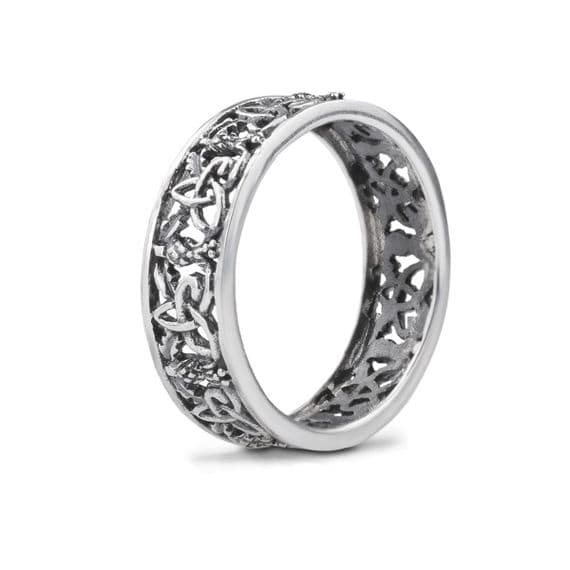 Outlander Inspired Scottish Ring Sterling Silver 9642