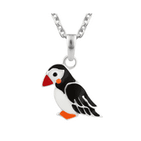 Peggy Puffin Bird Pendant 2532