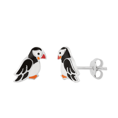 Puffin Bird Stud Earrings 2533