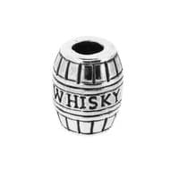 Scotch Whisky Cask Silver Bead Charm 1112