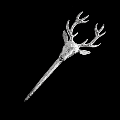 Scotland Stag Silver Kilt Pin 2212