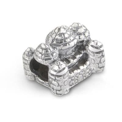 Scottish Castle Silver Keepsake Bead Charm 9741
