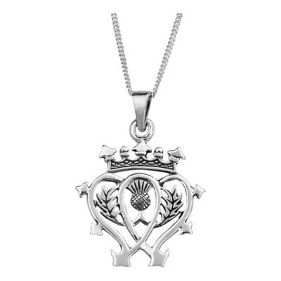 Scottish Luckenbooth Silver Pendant 0492