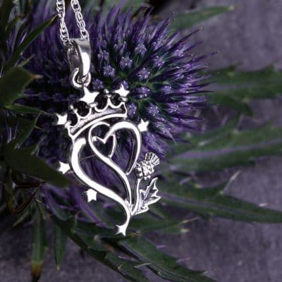 Scottish Luckenbooth Silver Pendant 0499
