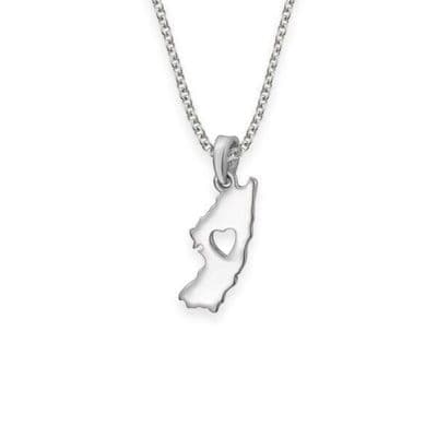 Scottish Silver Pendant 'Iona Of My Heart' 9922