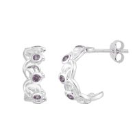 Scottish Thistle Hoop Earrings 2524