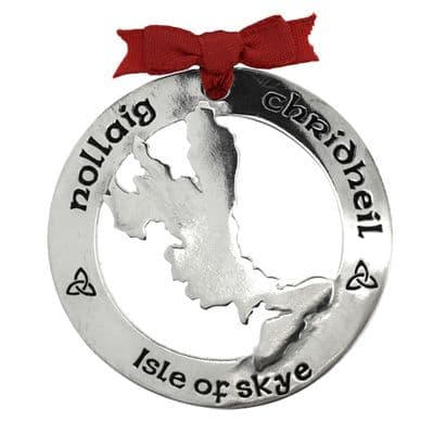 Silver Plated Christmas Decoration Isle of Skye 0989