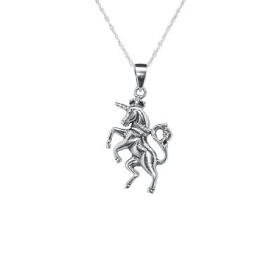 Unicorn Silver Pendant 1026
