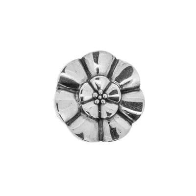 White Rose of Scotland Silver Brooch 9882