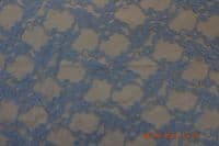 COR8819 Corded lace, 145 cm wide, pale blue, per meter