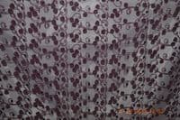 Embroidery Lace, 130 cm wide, grape, code: EM1201a