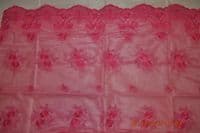 Embroidery Lace, 95 cm wide, fuchsia pink, code: EM1202b